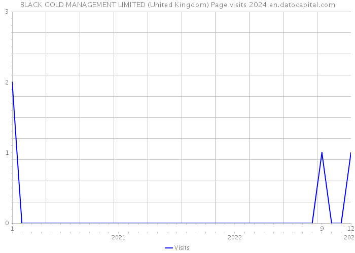 BLACK GOLD MANAGEMENT LIMITED (United Kingdom) Page visits 2024 