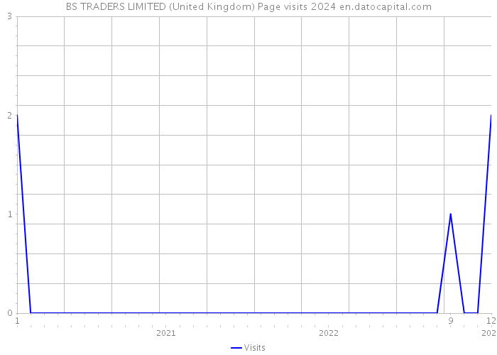 BS TRADERS LIMITED (United Kingdom) Page visits 2024 
