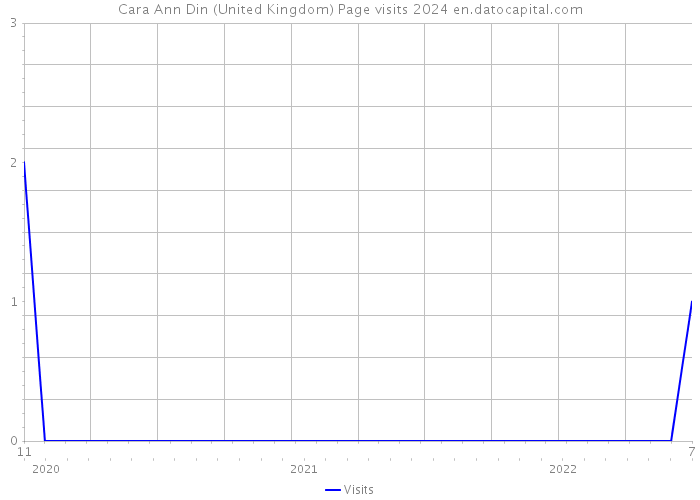 Cara Ann Din (United Kingdom) Page visits 2024 