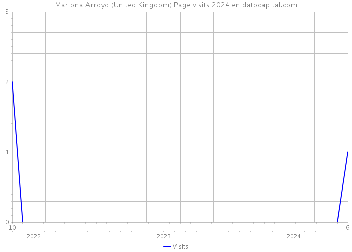 Mariona Arroyo (United Kingdom) Page visits 2024 
