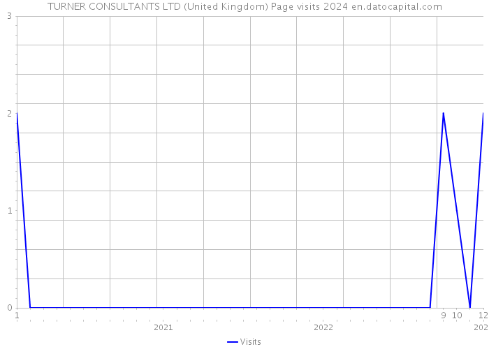 TURNER CONSULTANTS LTD (United Kingdom) Page visits 2024 
