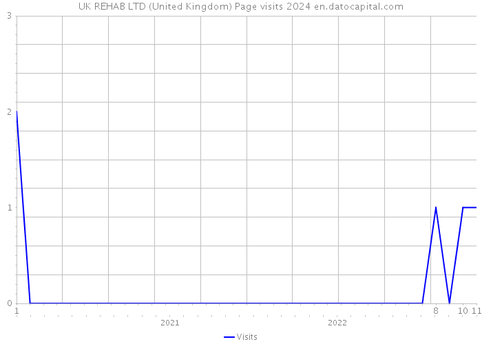 UK REHAB LTD (United Kingdom) Page visits 2024 
