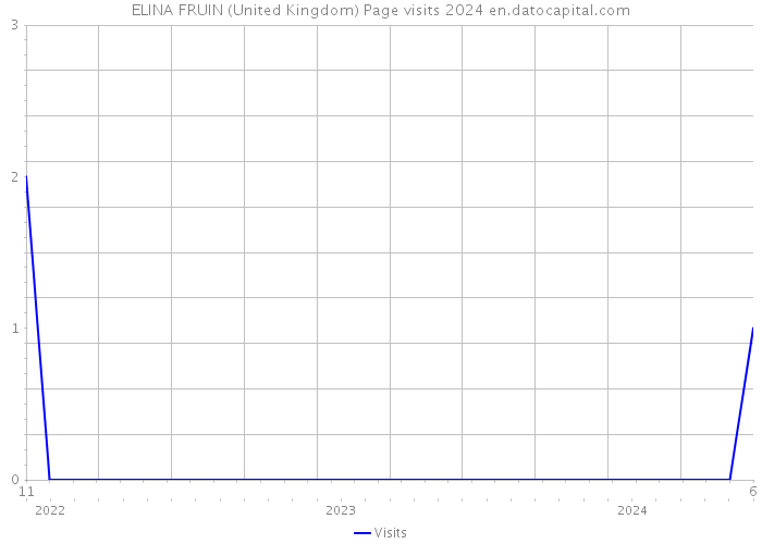 ELINA FRUIN (United Kingdom) Page visits 2024 