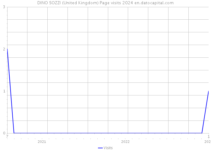 DINO SOZZI (United Kingdom) Page visits 2024 