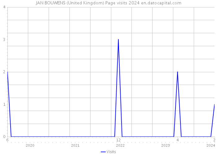 JAN BOUWENS (United Kingdom) Page visits 2024 