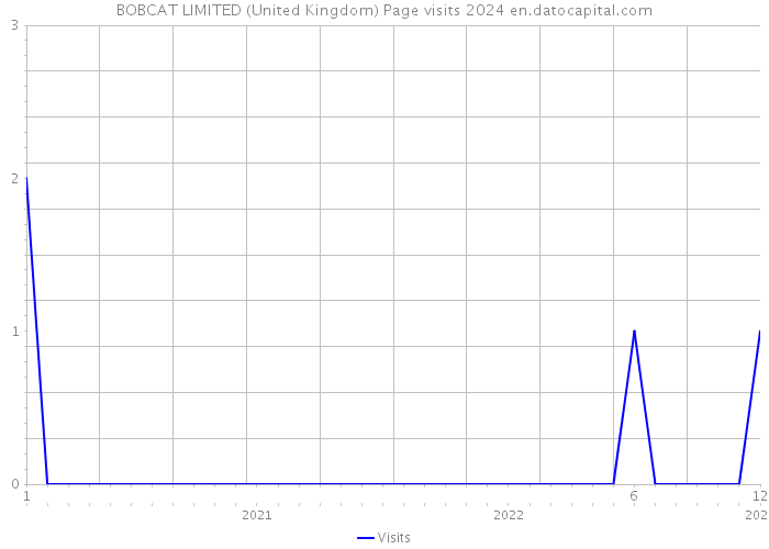 BOBCAT LIMITED (United Kingdom) Page visits 2024 