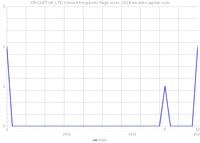 CRICKET UK LTD (United Kingdom) Page visits 2024 