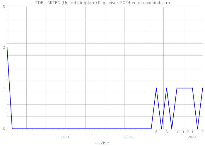 TDB LIMITED (United Kingdom) Page visits 2024 