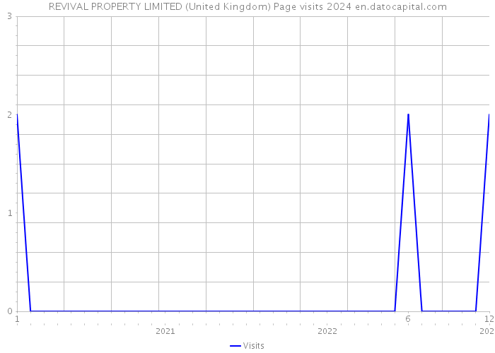 REVIVAL PROPERTY LIMITED (United Kingdom) Page visits 2024 