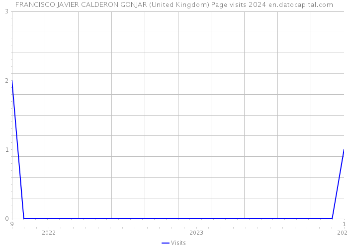 FRANCISCO JAVIER CALDERON GONJAR (United Kingdom) Page visits 2024 