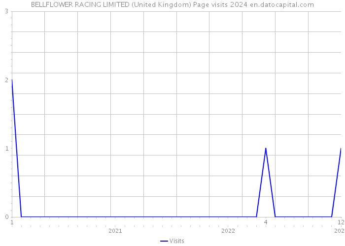 BELLFLOWER RACING LIMITED (United Kingdom) Page visits 2024 
