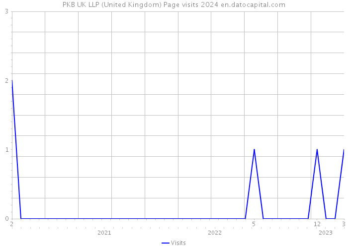 PKB UK LLP (United Kingdom) Page visits 2024 