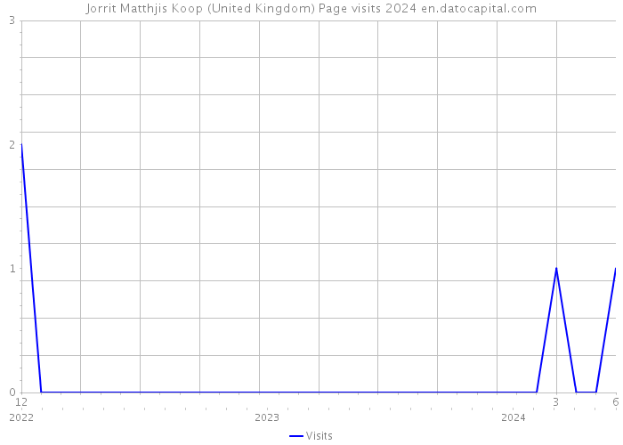 Jorrit Matthjis Koop (United Kingdom) Page visits 2024 