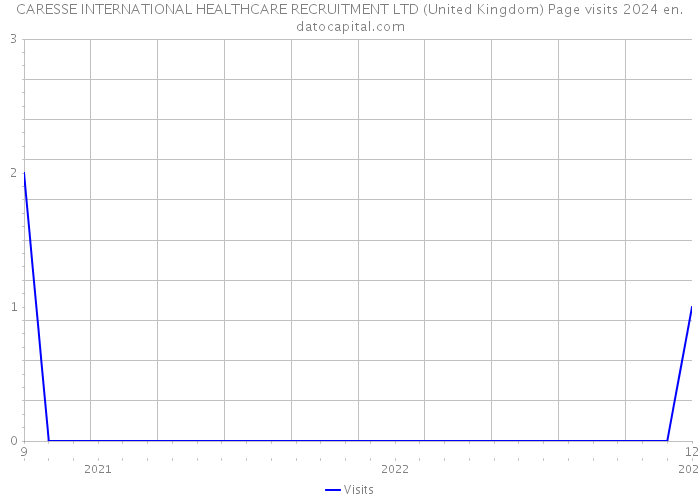 CARESSE INTERNATIONAL HEALTHCARE RECRUITMENT LTD (United Kingdom) Page visits 2024 