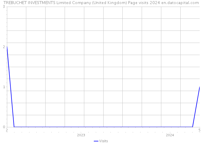 TREBUCHET INVESTMENTS Limited Company (United Kingdom) Page visits 2024 