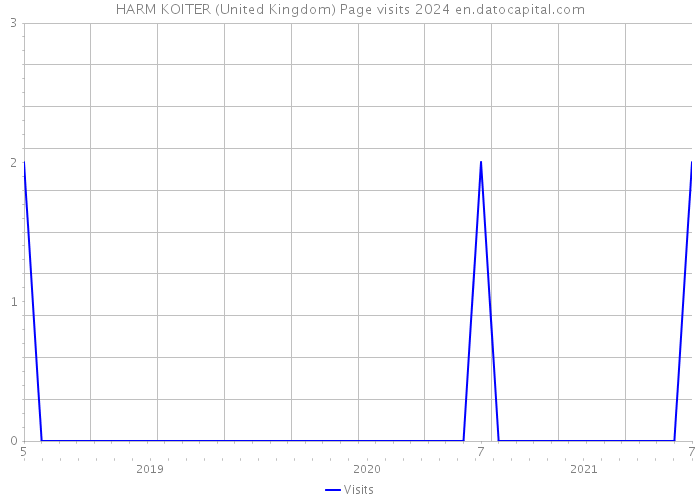 HARM KOITER (United Kingdom) Page visits 2024 