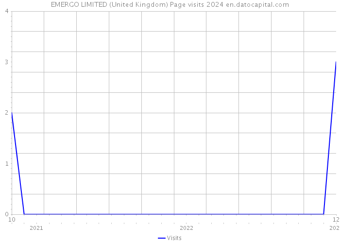 EMERGO LIMITED (United Kingdom) Page visits 2024 