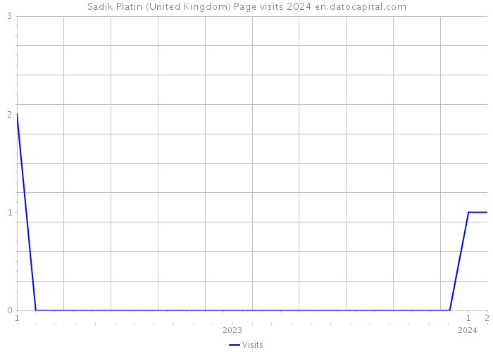 Sadik Platin (United Kingdom) Page visits 2024 