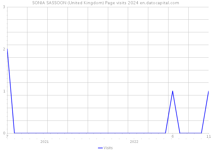 SONIA SASSOON (United Kingdom) Page visits 2024 