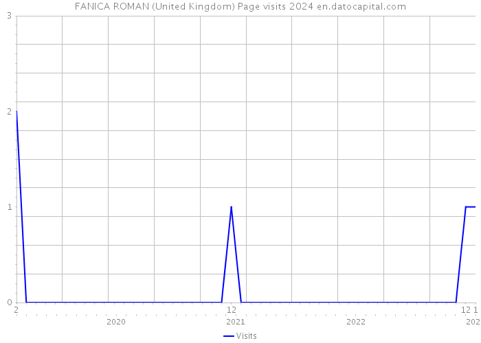FANICA ROMAN (United Kingdom) Page visits 2024 