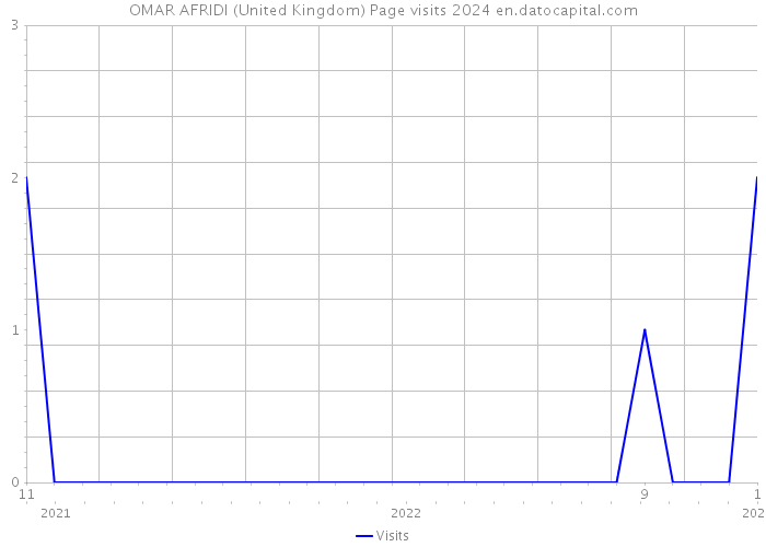 OMAR AFRIDI (United Kingdom) Page visits 2024 