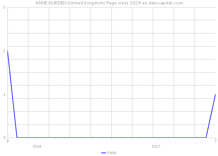 ANNE DURDEN (United Kingdom) Page visits 2024 