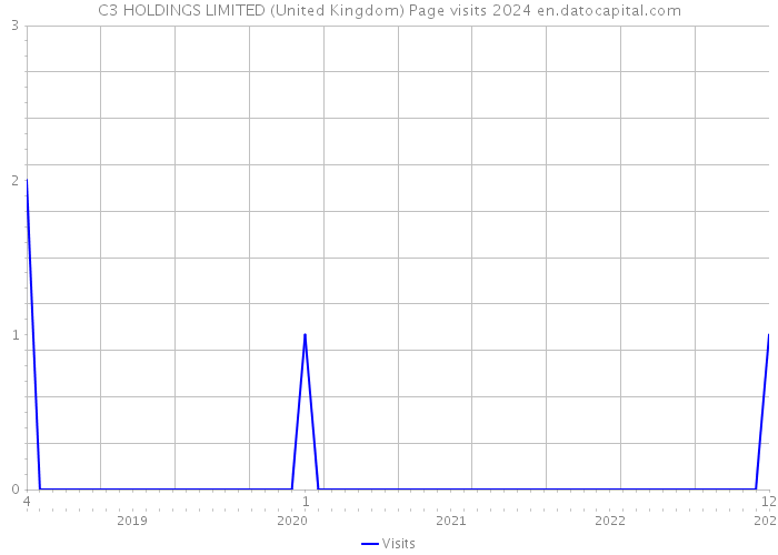 C3 HOLDINGS LIMITED (United Kingdom) Page visits 2024 