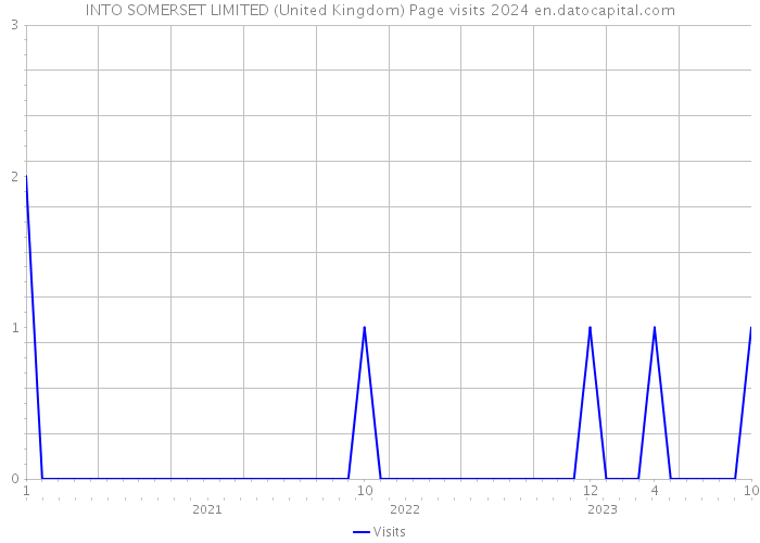 INTO SOMERSET LIMITED (United Kingdom) Page visits 2024 