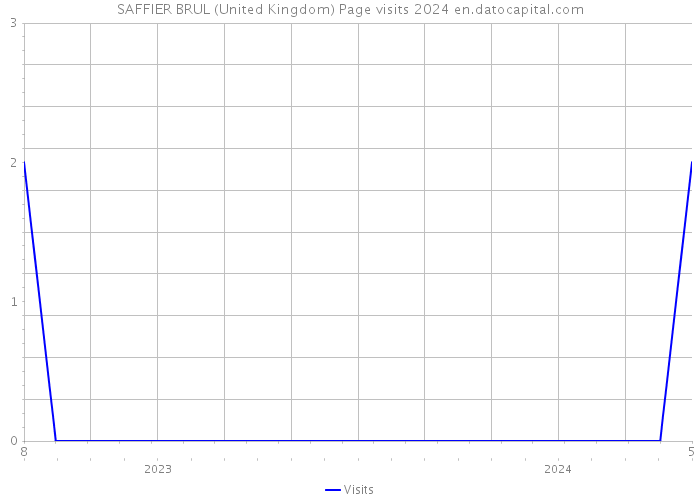 SAFFIER BRUL (United Kingdom) Page visits 2024 