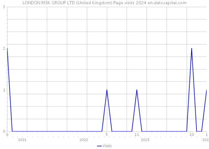 LONDON RISK GROUP LTD (United Kingdom) Page visits 2024 