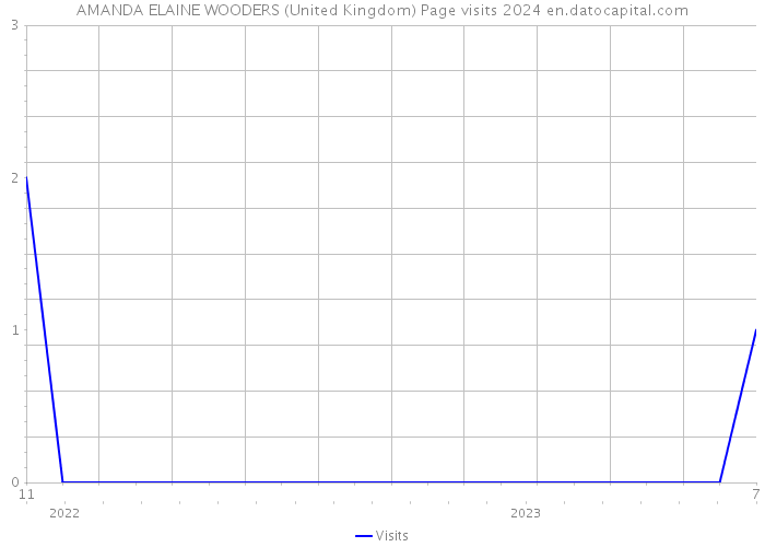 AMANDA ELAINE WOODERS (United Kingdom) Page visits 2024 