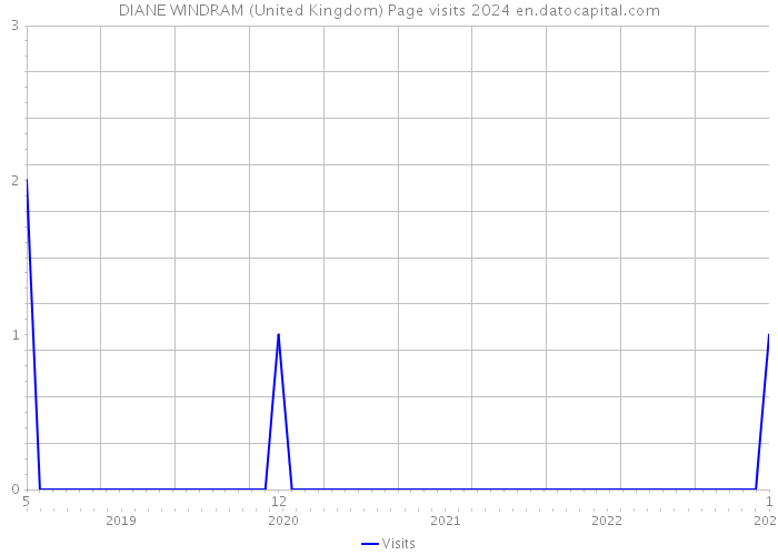 DIANE WINDRAM (United Kingdom) Page visits 2024 