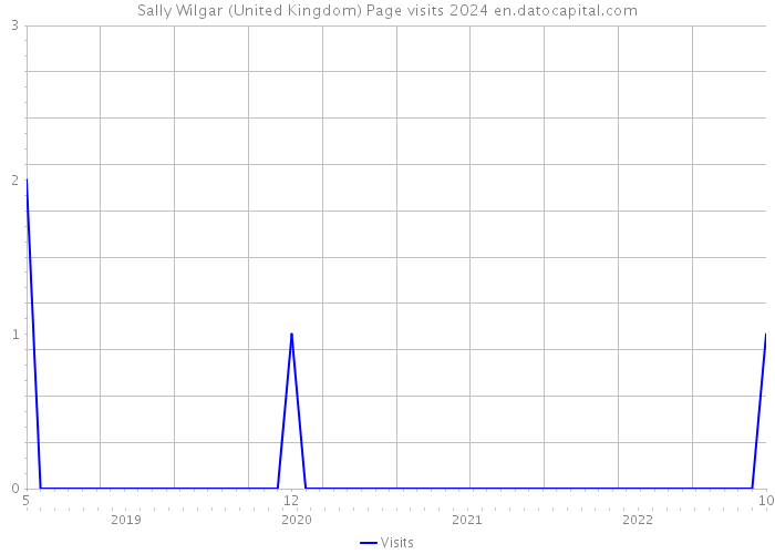 Sally Wilgar (United Kingdom) Page visits 2024 