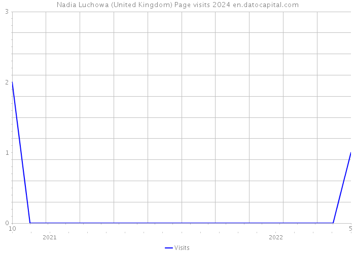 Nadia Luchowa (United Kingdom) Page visits 2024 