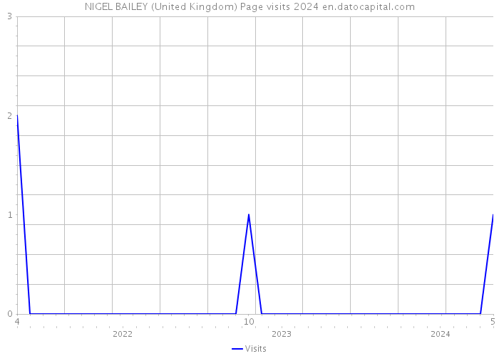 NIGEL BAILEY (United Kingdom) Page visits 2024 