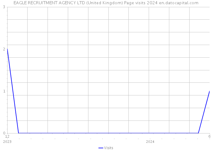 EAGLE RECRUITMENT AGENCY LTD (United Kingdom) Page visits 2024 