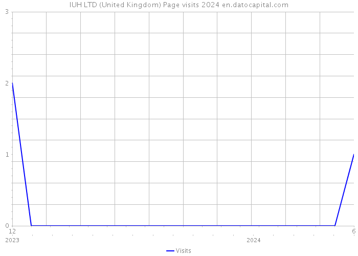 IUH LTD (United Kingdom) Page visits 2024 