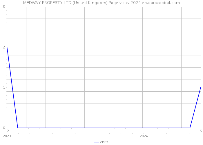MEDWAY PROPERTY LTD (United Kingdom) Page visits 2024 