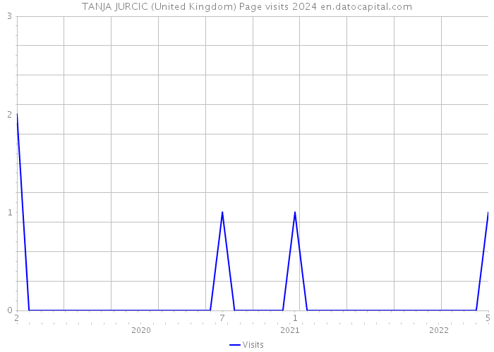 TANJA JURCIC (United Kingdom) Page visits 2024 