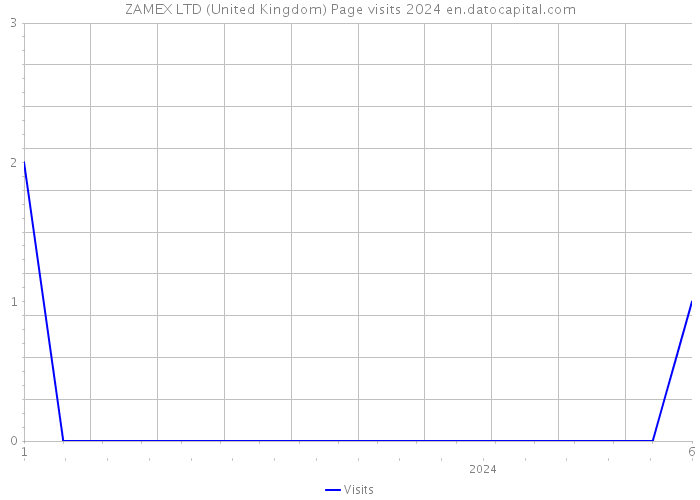 ZAMEX LTD (United Kingdom) Page visits 2024 