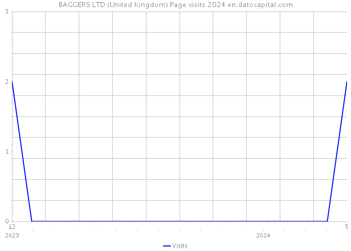 BAGGERS LTD (United Kingdom) Page visits 2024 