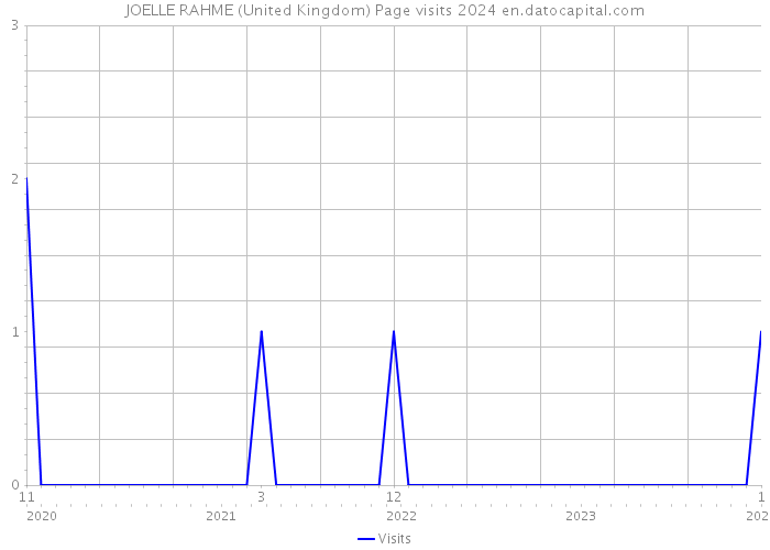 JOELLE RAHME (United Kingdom) Page visits 2024 