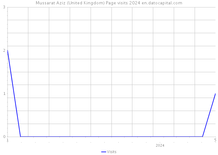 Mussarat Aziz (United Kingdom) Page visits 2024 