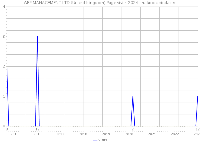 WFP MANAGEMENT LTD (United Kingdom) Page visits 2024 