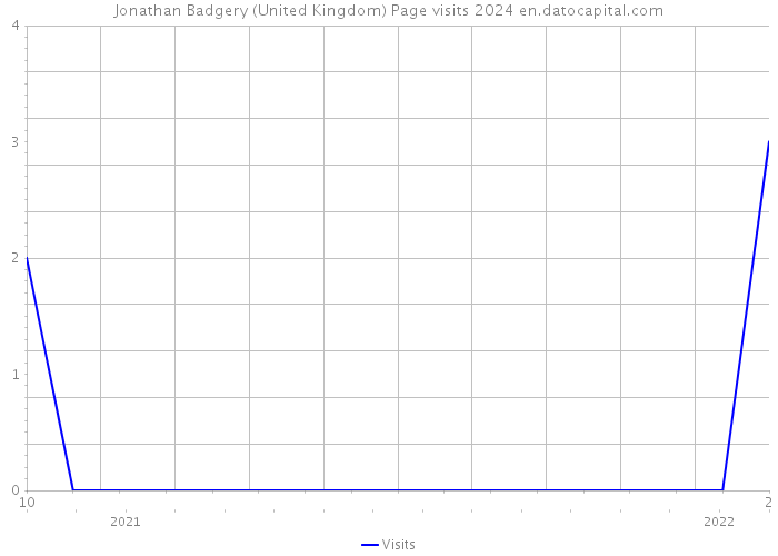 Jonathan Badgery (United Kingdom) Page visits 2024 