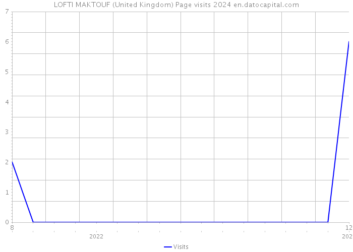 LOFTI MAKTOUF (United Kingdom) Page visits 2024 