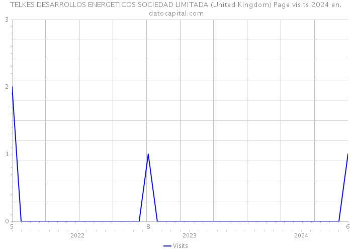 TELKES DESARROLLOS ENERGETICOS SOCIEDAD LIMITADA (United Kingdom) Page visits 2024 