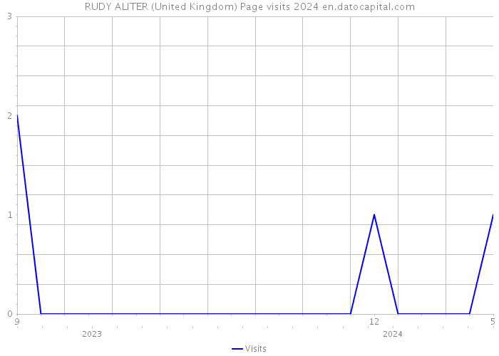 RUDY ALITER (United Kingdom) Page visits 2024 