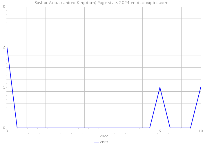 Bashar Atout (United Kingdom) Page visits 2024 