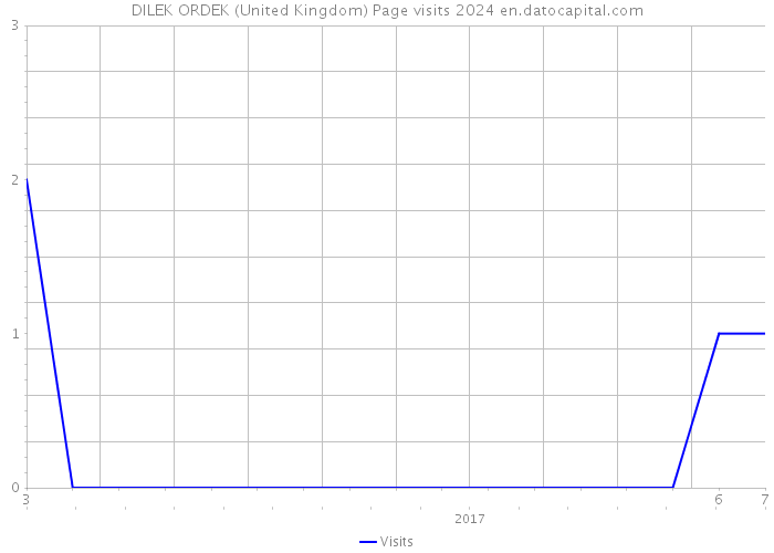 DILEK ORDEK (United Kingdom) Page visits 2024 